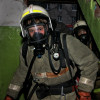 В Рославле пожарные спасли человека из горящей квартиры